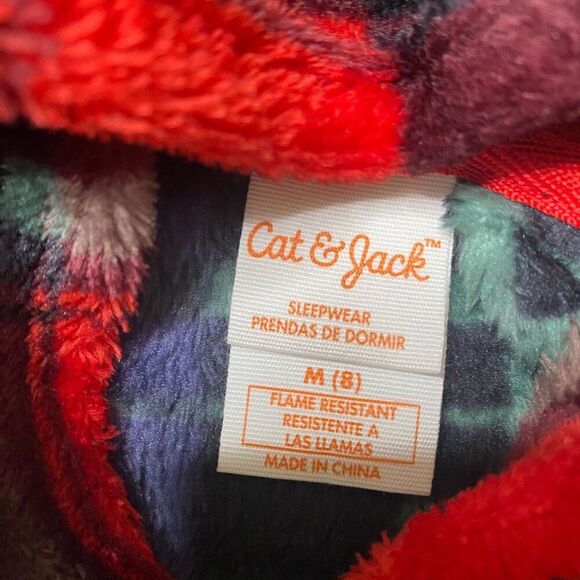 Cat & Jack Christmas Union Suit Size 8 Medium - Picture 7 of 7